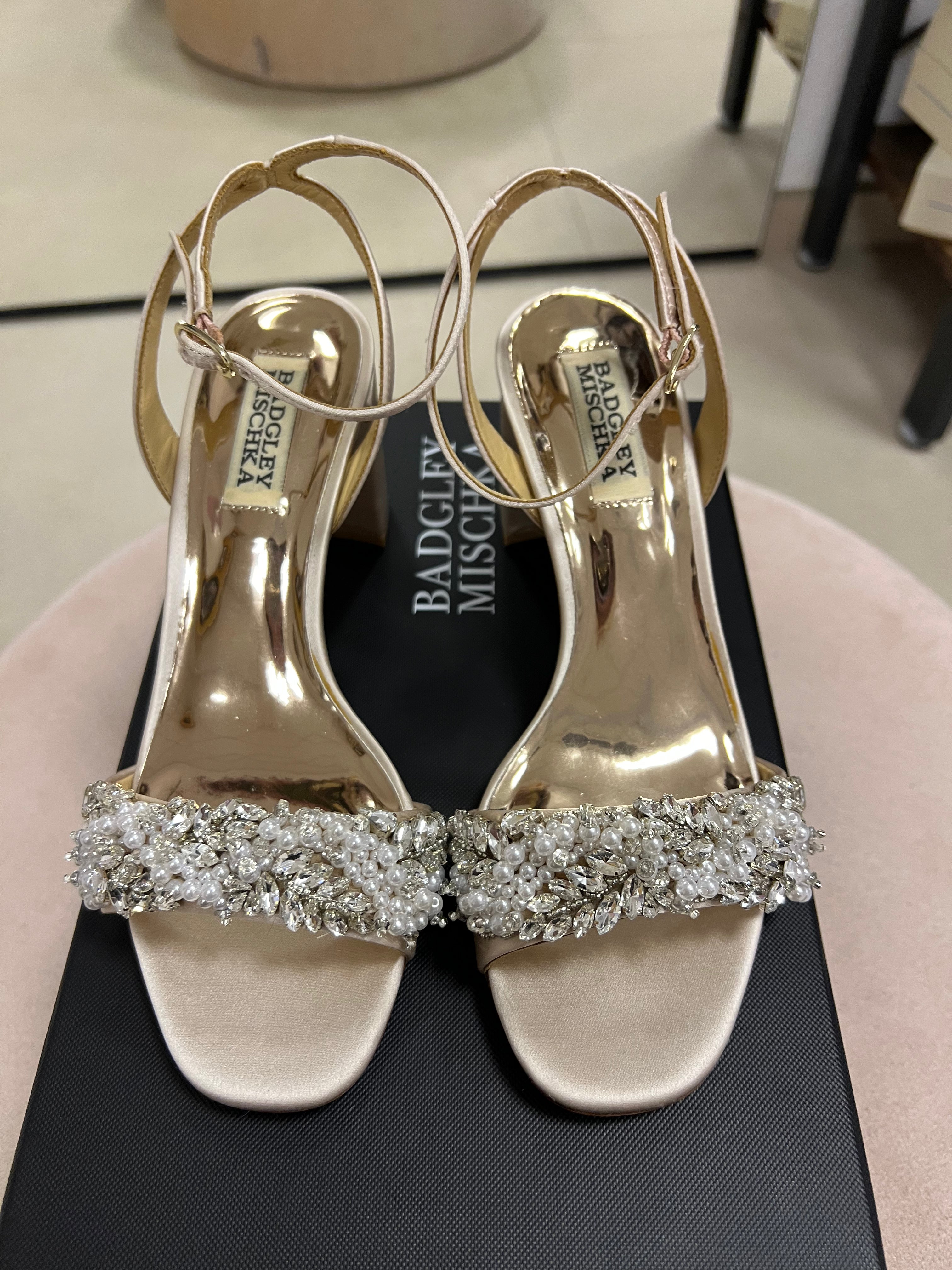 Badgley mischka fiona ivory sales